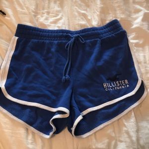 Blue sweat shorts *hollister*